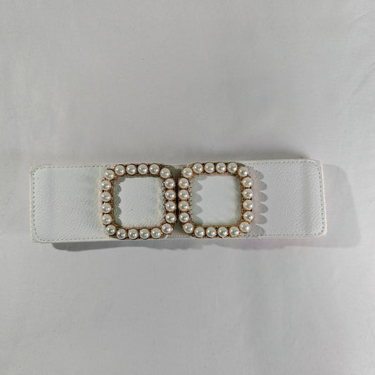 Pearl Bella White Belt