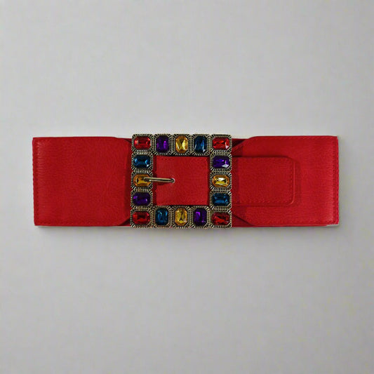 Cindy Crawford Red Belt