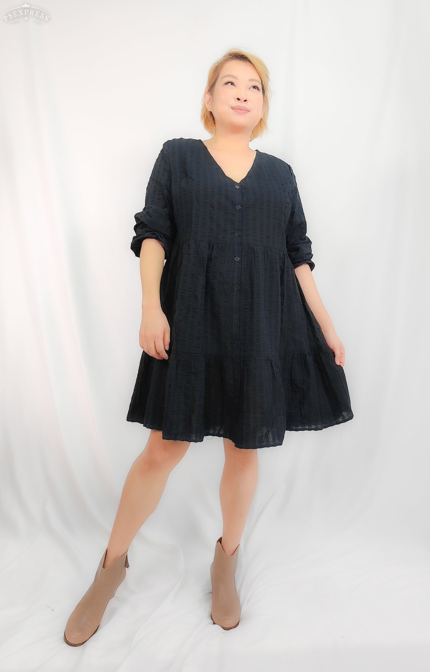 Black Smock Dress