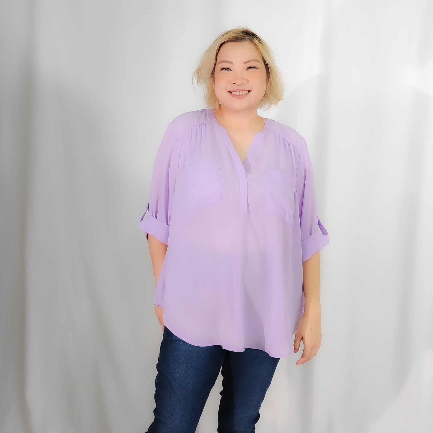 Lilac Safari Blouse