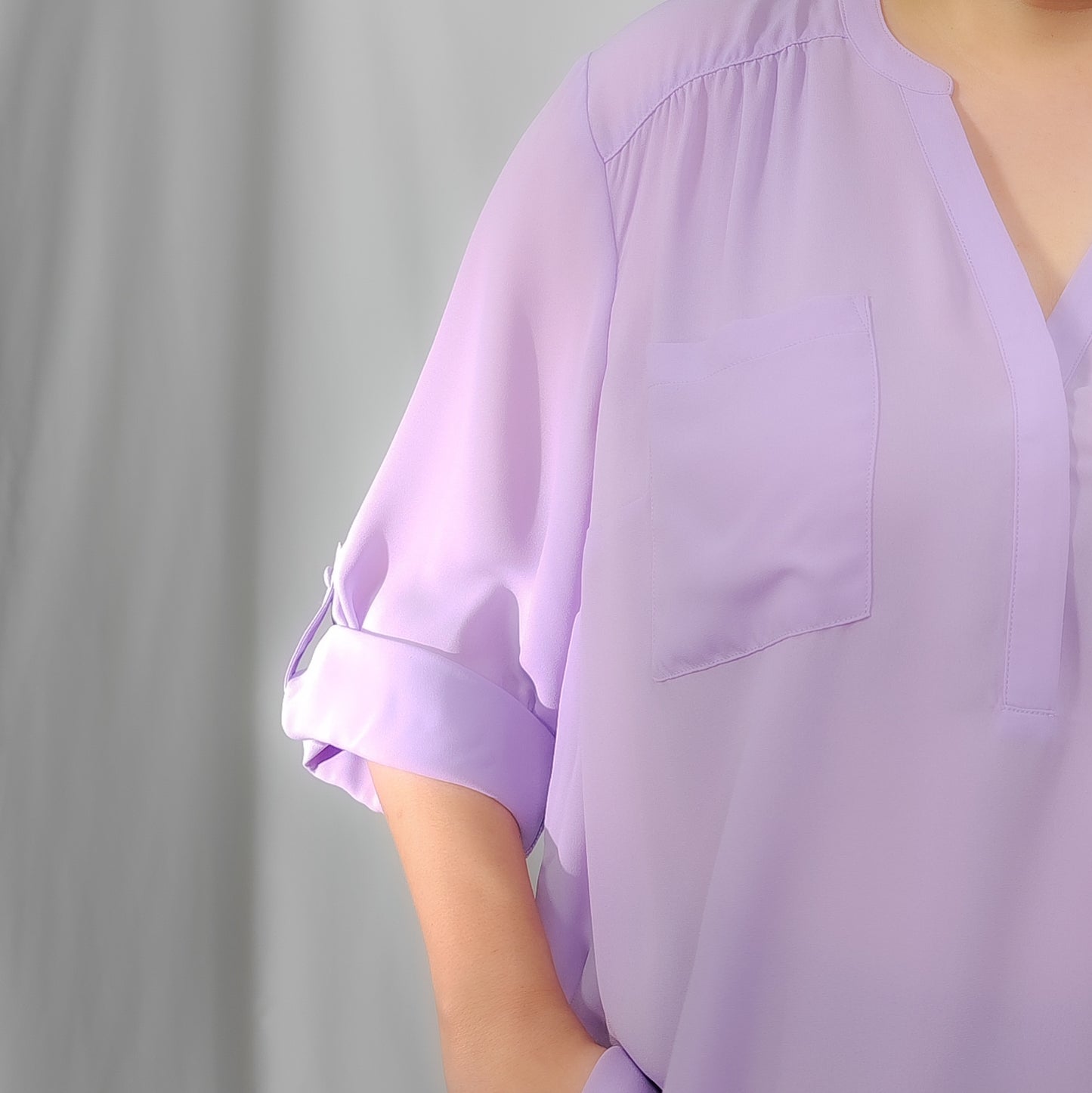 Lilac Safari Blouse