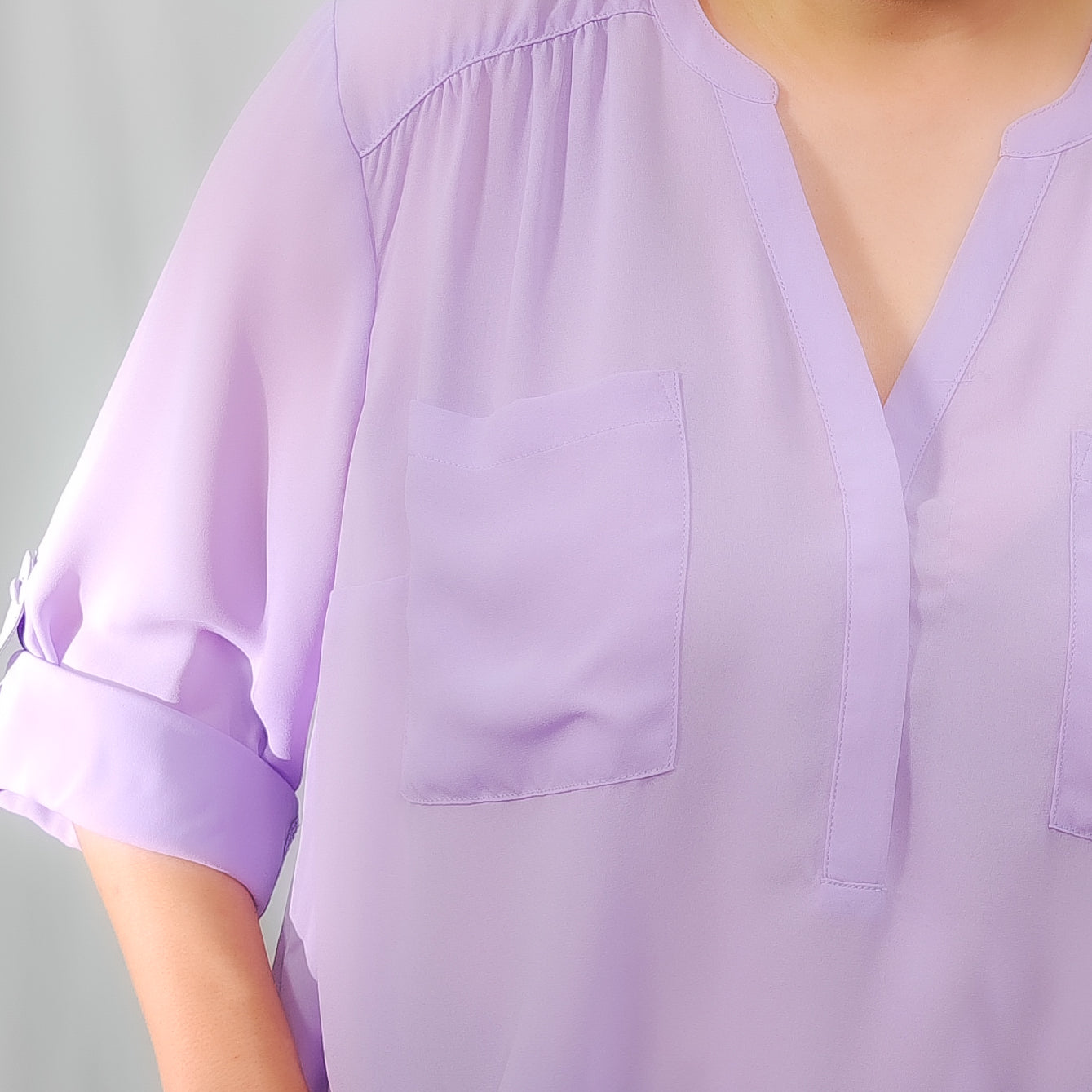 Lilac Safari Blouse