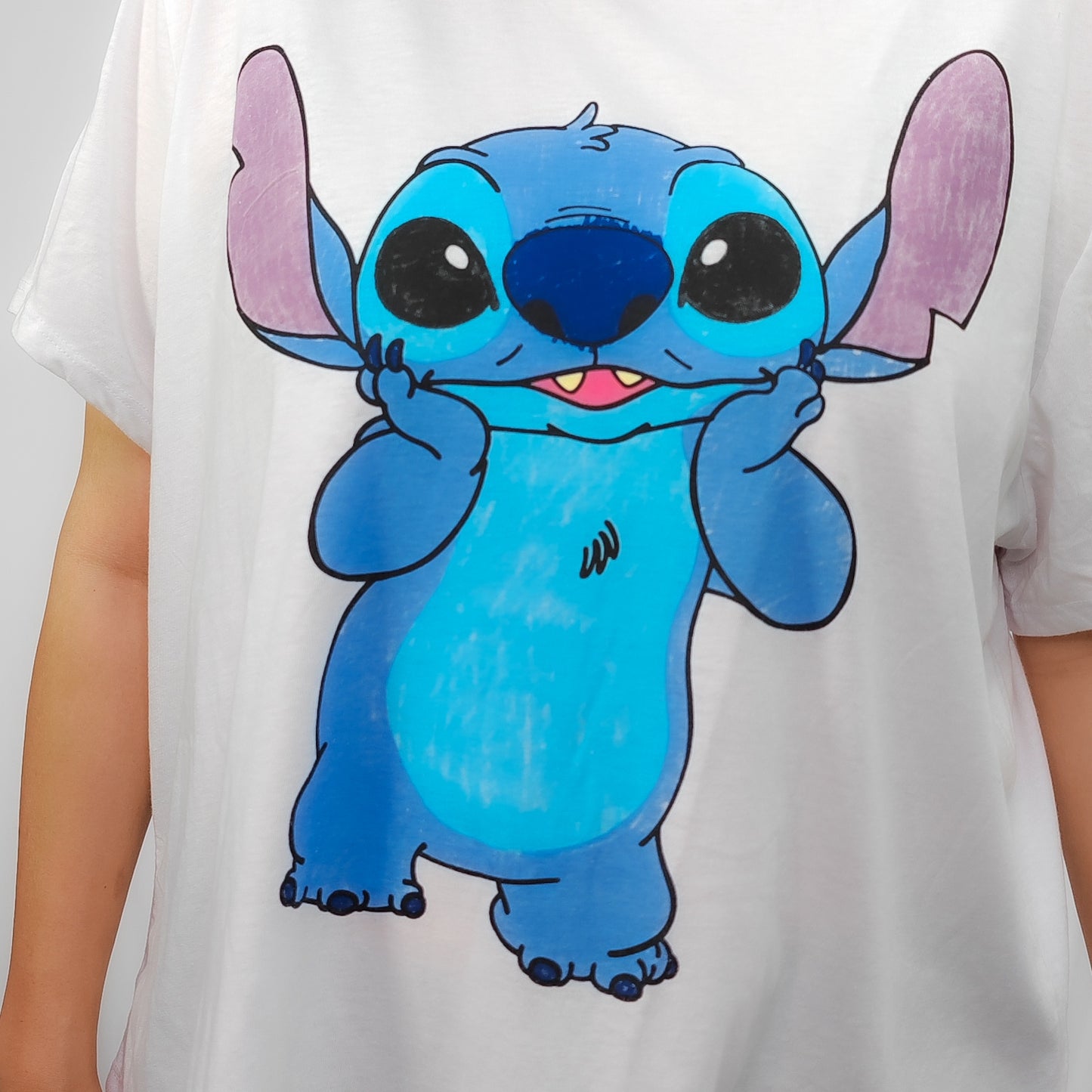 Stitch White Crayon