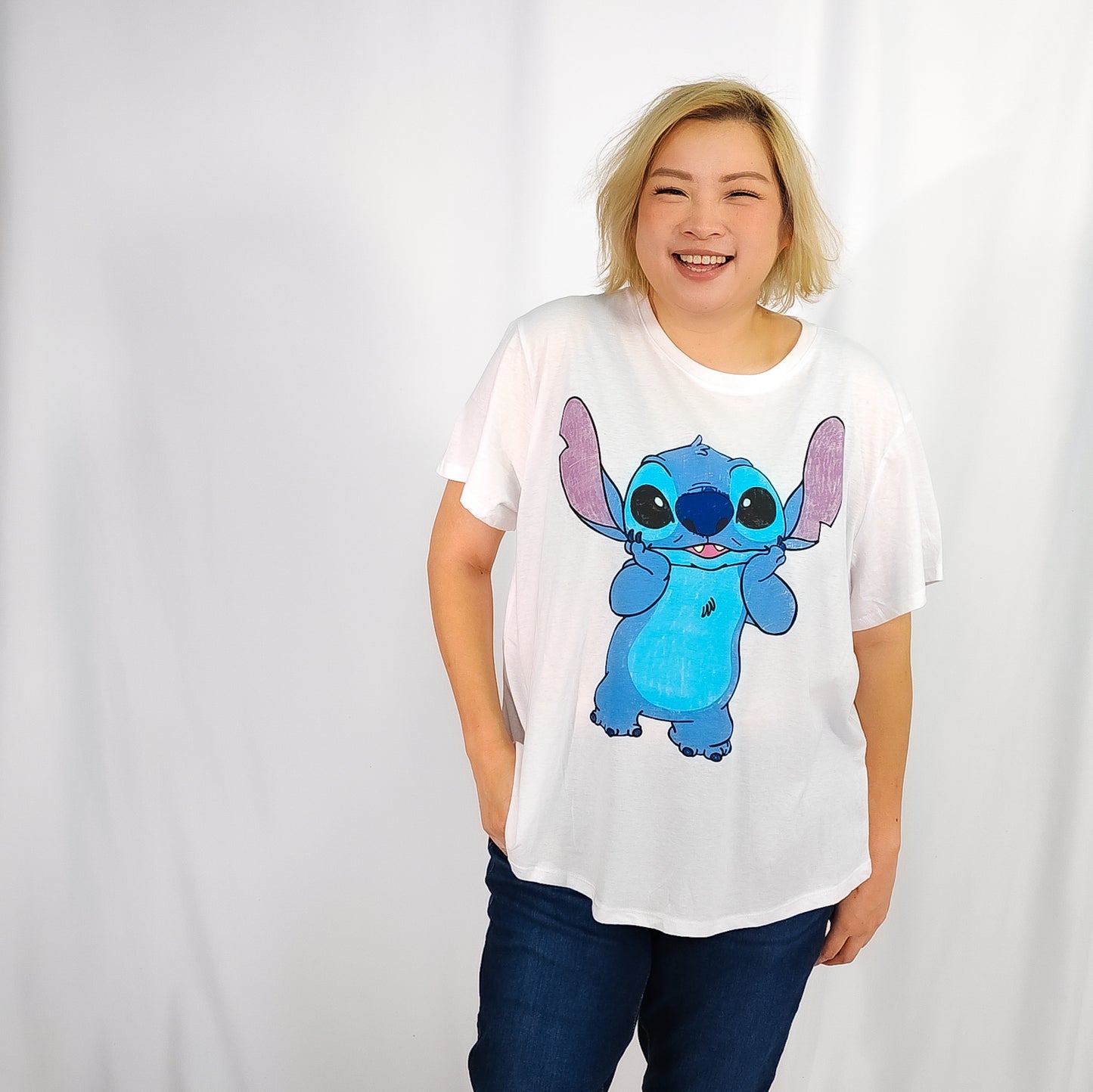 Stitch White Crayon