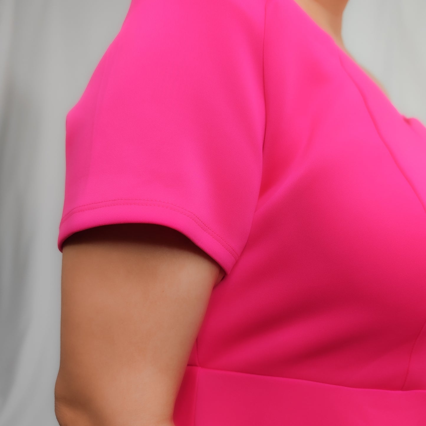 Pink Peplum Top