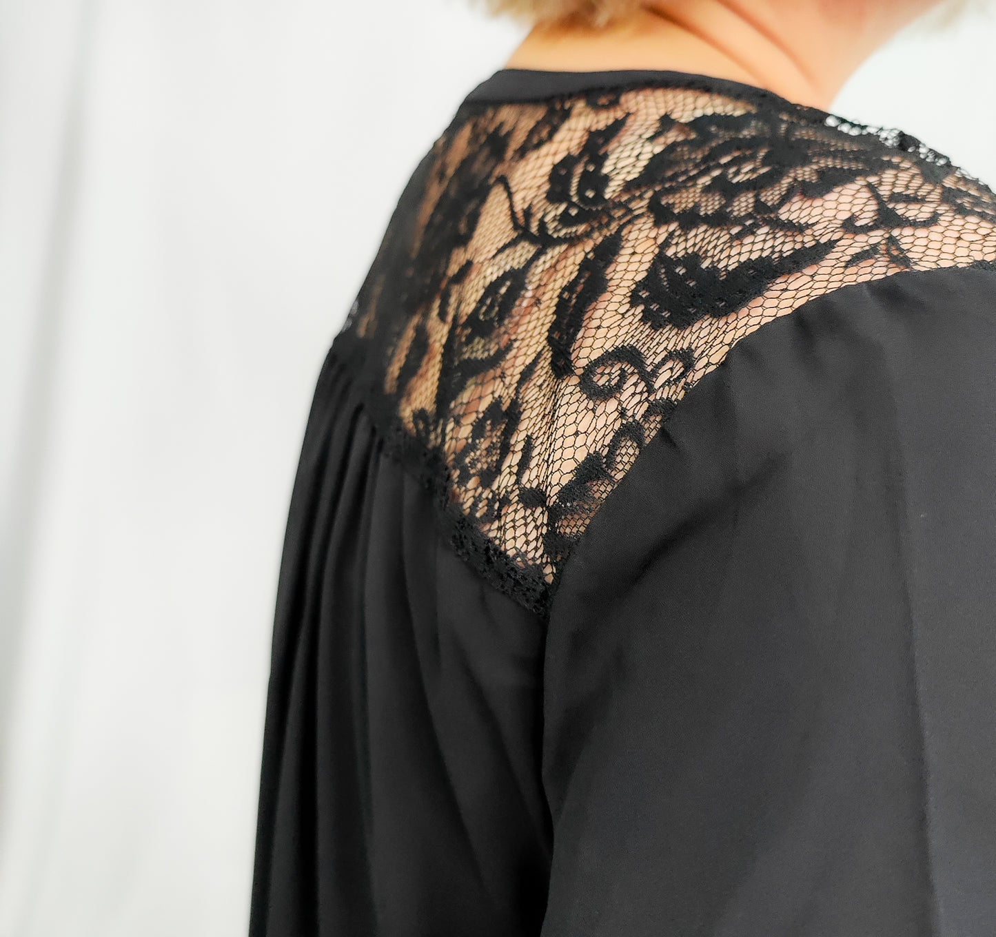 Black Lace Blouse