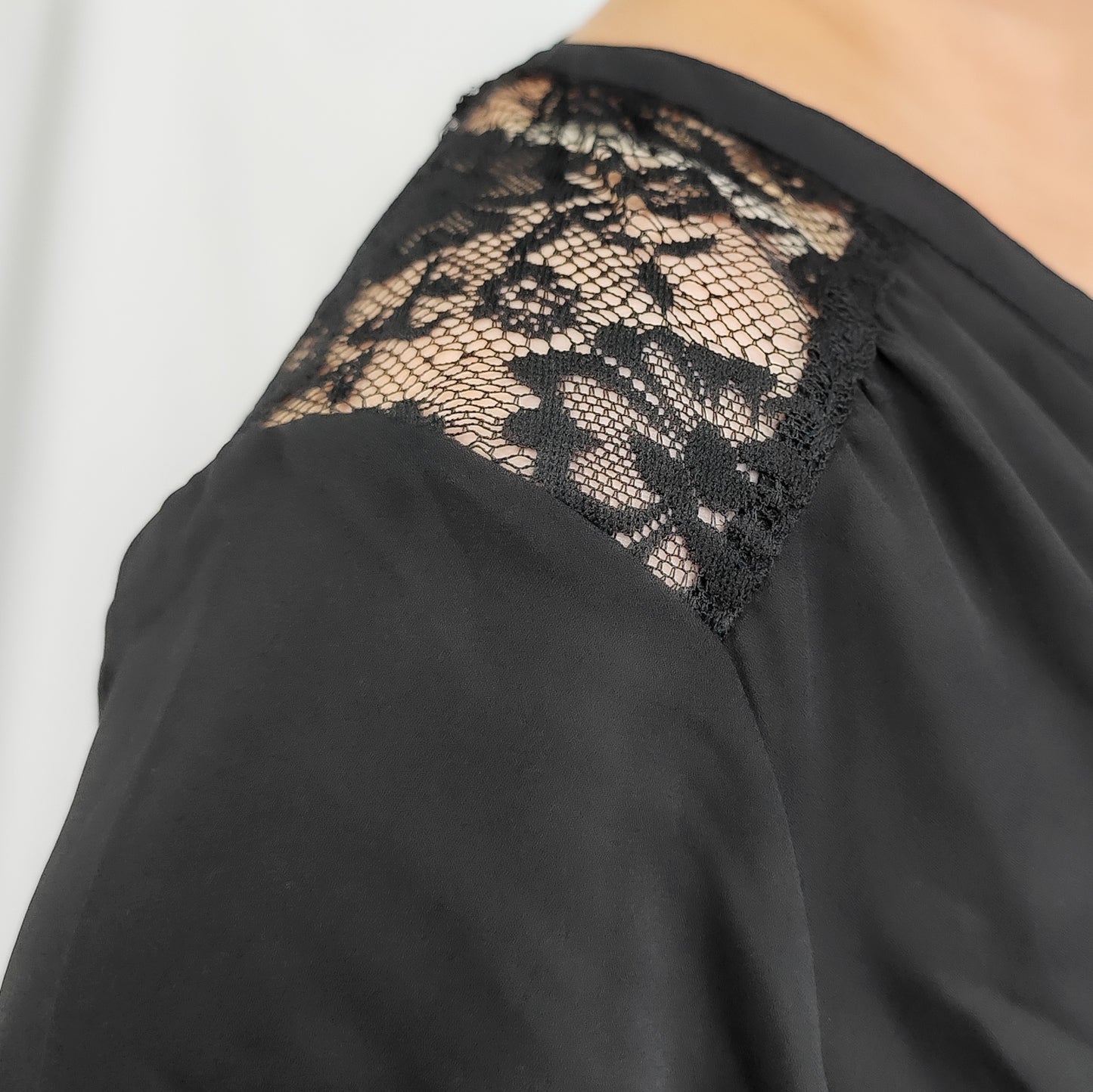 Black Lace Blouse