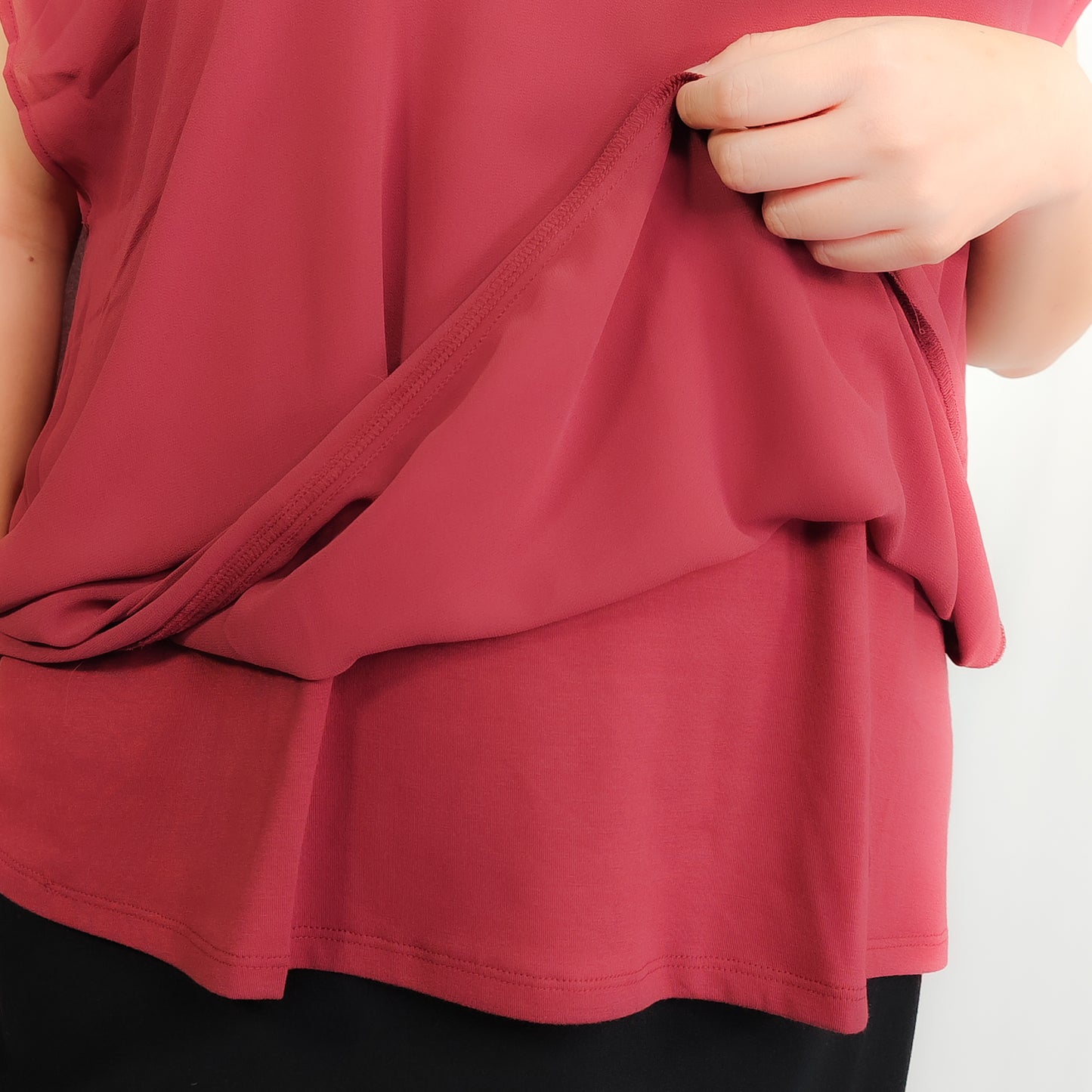 Maroon Blouse