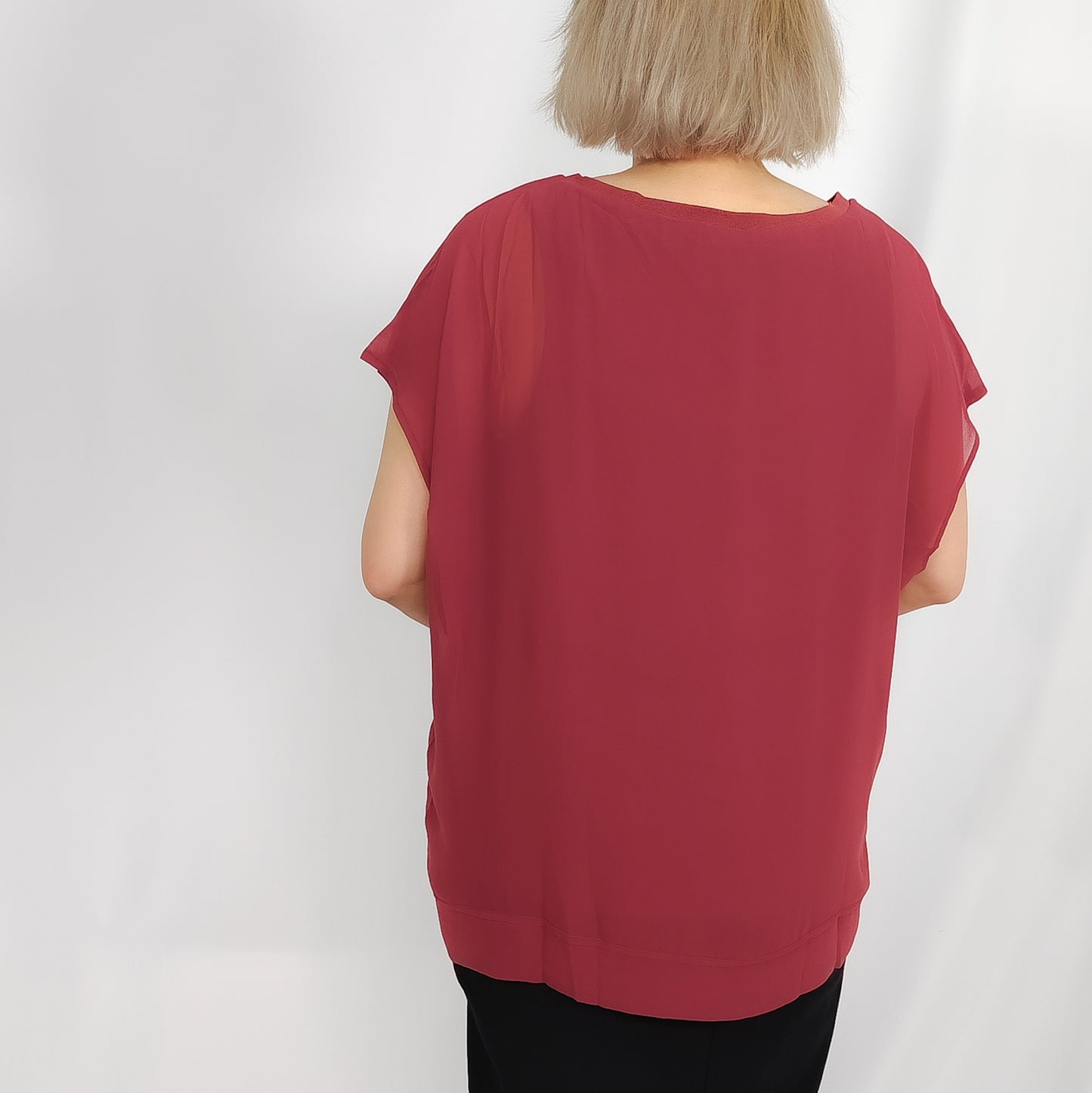 Maroon Blouse